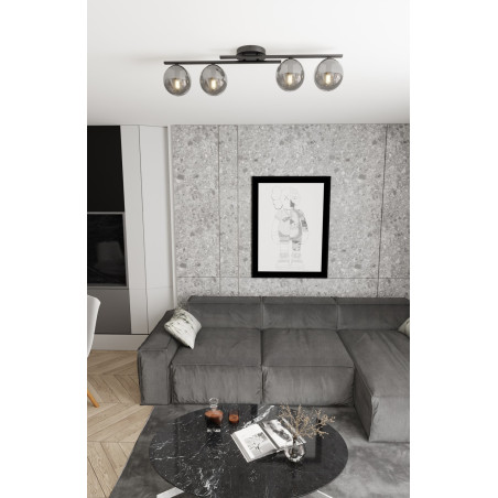 Lampa sufitowa KAIRO 4 BL GRAFIT 1447/4 EMIBIG