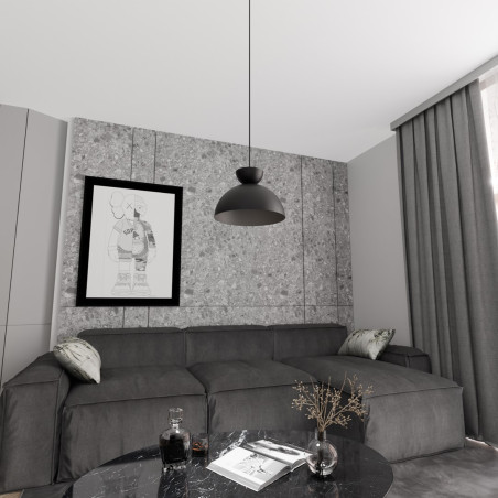 Lampa wisząca LUNARO 1S BL BLACK 1471/1S EMIBIG