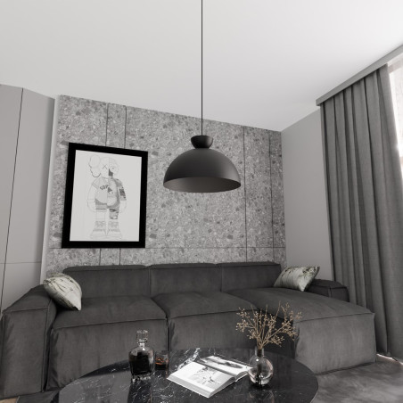 Lampa wisząca LUNARO 1L BL BLACK 1471/1L EMIBIG