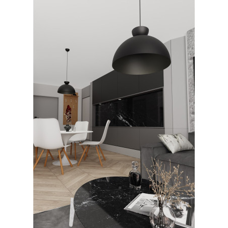 Lampa wisząca LUNARO 1L BL BLACK 1471/1L EMIBIG