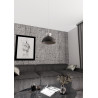 Lampa wisząca LUNARO 1S BL BLACK/WHITE 1472/1S EMIBIG