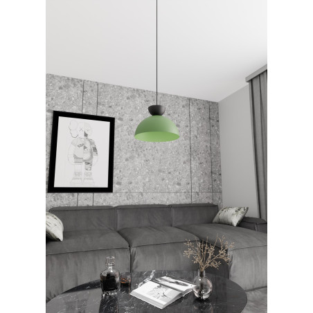 Lampa wisząca LUNARO 1S BL GREEN 1473/1S EMIBIG