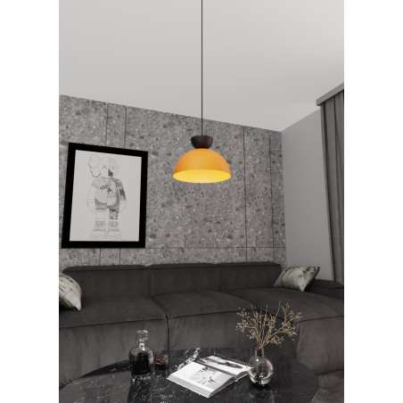 Lampa wisząca LUNARO 1S BL ORANGE 1474/1S EMIBIG