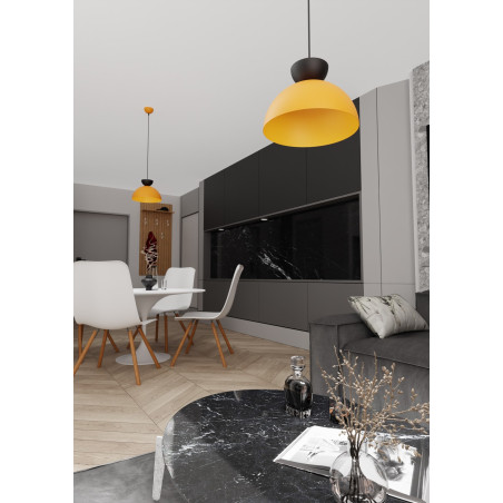 Lampa wisząca LUNARO 1S BL ORANGE 1474/1S EMIBIG