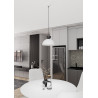 Lampa wisząca LUNARO 1S BL WHITE/BLACK 1475/1S EMIBIG