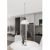 Lampa wisząca LUNARO 1L BL WHITE/BLACK 1475/1L EMIBIG