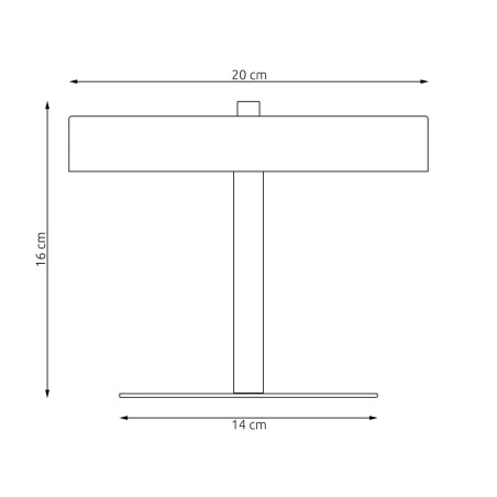 Lampka biurkowa NEMO LN2 BL 1454/LN2 EMIBIG