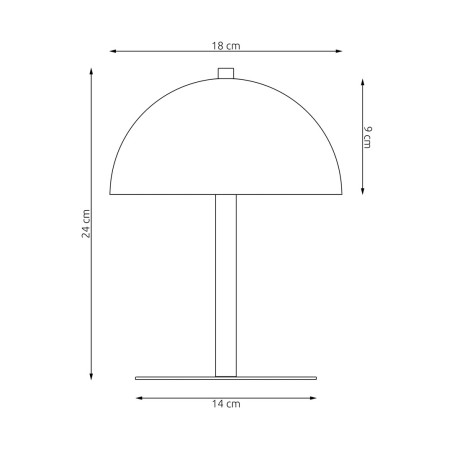 Lampka biurkowa MOGU LN2 OR 1458/LN2 EMIBIG