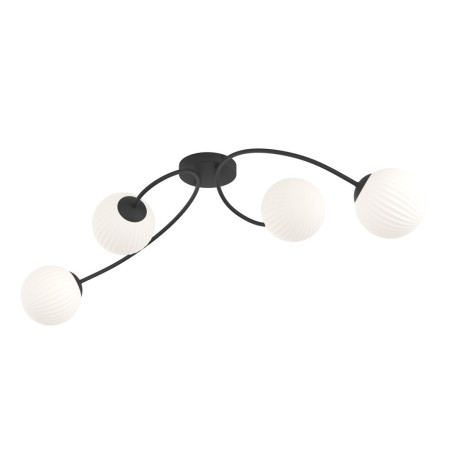 Lampa sufitowa VIBRA 4 BL OPAL 1398/4 EMIBIG