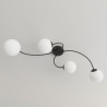 Lampa sufitowa VIBRA 4 BL OPAL 1398/4 EMIBIG