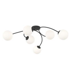 Lampa sufitowa VIBRA 6 BL OPAL 1398/6 EMIBIG