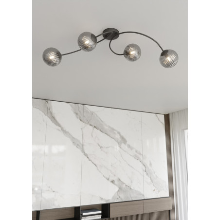 Lampa sufitowa VIBRA 4 BL GRAFIT 1399/4 EMIBIG