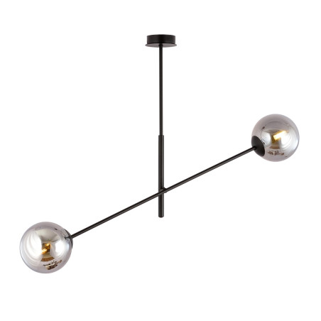 Lampa wisząca LINEAR 2 BLACK/GRAFIT 1167/2 EMIBIG