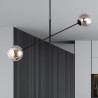 Lampa wisząca LINEAR 2 BLACK/GRAFIT 1167/2 EMIBIG