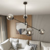 Lampa wisząca LINEAR 4 BLACK/GRAFIT 1167/4 EMIBIG