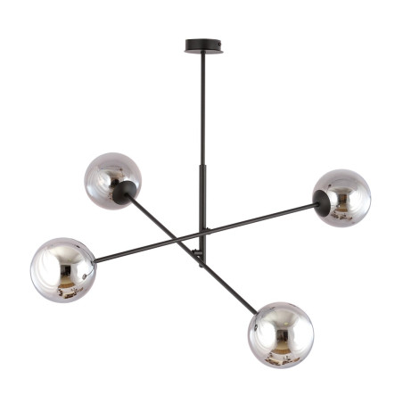 Lampa wisząca LINEAR 4 BLACK/GRAFIT 1167/4 EMIBIG