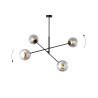 Lampa wisząca LINEAR 4 BLACK/GRAFIT 1167/4 EMIBIG