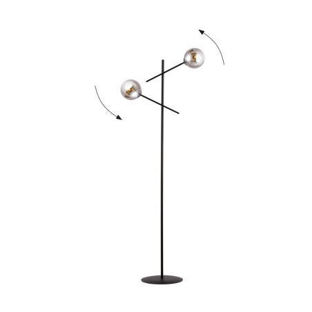 Lampa podłogowa LINEAR LP2 BLACK/GRAFIT 1167/LP2 EMIBIG