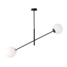 Lampa wisząca LINEAR 2 BLACK/OPAL 1169/2 EMIBIG