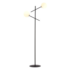 Lampa podłogowa LINEAR LP2 BLACK/OPAL 1169/LP2 EMIBIG