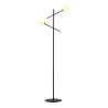Lampa podłogowa LINEAR LP2 BLACK/OPAL 1169/LP2 EMIBIG
