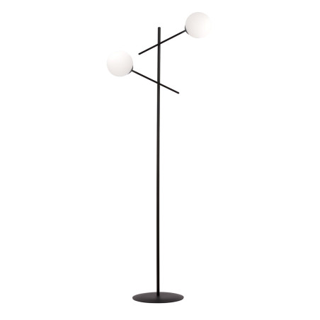 Lampa podłogowa LINEAR LP2 BLACK/OPAL 1169/LP2 EMIBIG