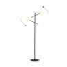 Lampa podłogowa LINEAR LP2 BLACK/OPAL 1169/LP2 EMIBIG