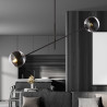 Lampa wisząca LINEAR 2 BLACK/STRIPE 1168/2 EMIBIG