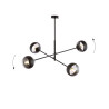 Lampa wisząca LINEAR 4 BLACK/STRIPE 1168/4 EMIBIG