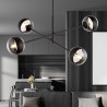 Lampa wisząca LINEAR 4 BLACK/STRIPE 1168/4 EMIBIG