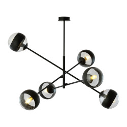 Lampa wisząca LINEAR 6 BLACK/STRIPE 1168/6 EMIBIG