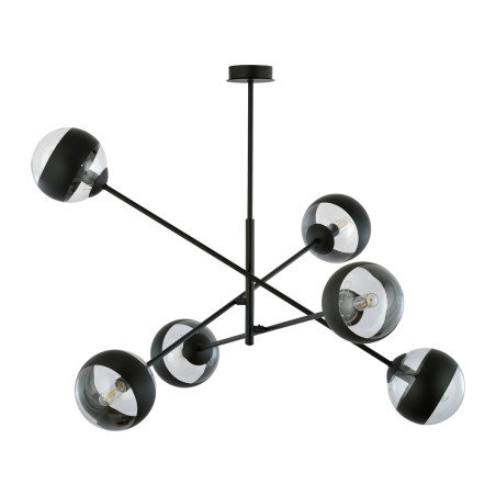 Lampa wisząca LINEAR 6 BLACK/STRIPE 1168/6 EMIBIG
