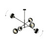 Lampa wisząca LINEAR 6 BLACK/STRIPE 1168/6 EMIBIG