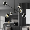 Lampa wisząca LINEAR 6 BLACK/STRIPE 1168/6 EMIBIG