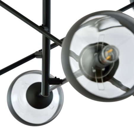 Lampa wisząca LINEAR 6 BLACK/STRIPE 1168/6 EMIBIG