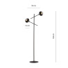 Lampa podłogowa LINEAR LP2 BLACK/STRIPE 1168/LP2 EMIBIG
