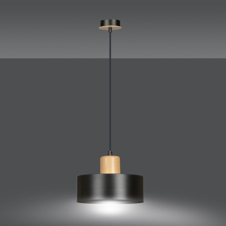 Lampa wisząca  TORIN 1 BLACK 1046/1 EMIBIG