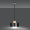 Lampa wisząca  TORIN 1 BLACK 1046/1 EMIBIG