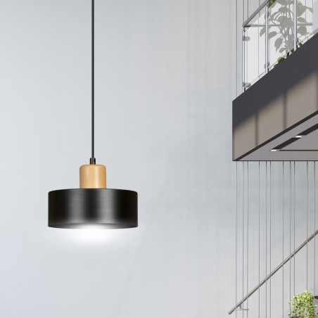 Lampa wisząca  TORIN 1 BLACK 1046/1 EMIBIG