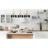 Lampa wisząca  TORIN 3 BLACK 1046/3 EMIBIG