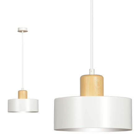 Lampa wisząca  TORIN 1 WHITE 1047/1 EMIBIG