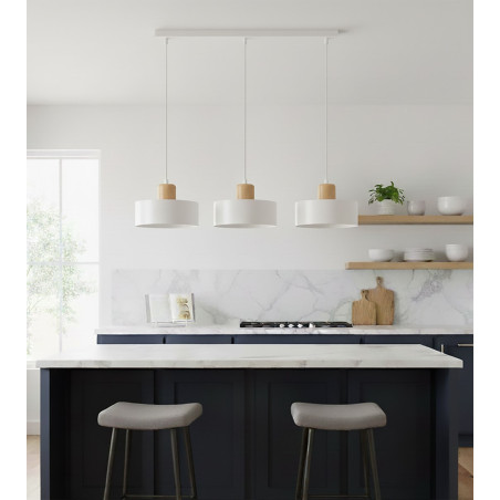 Lampa wisząca  TORIN 3 WHITE 1047/3 EMIBIG