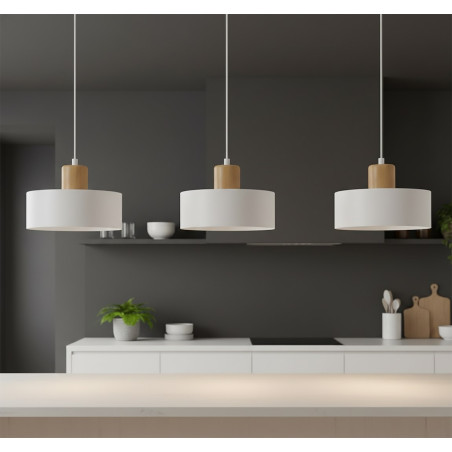 Lampa wisząca  TORIN 3 WHITE 1047/3 EMIBIG