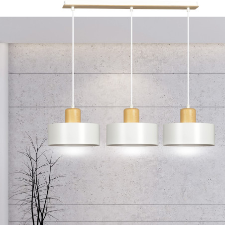 Lampa wisząca  TORIN 3 WHITE 1047/3 EMIBIG