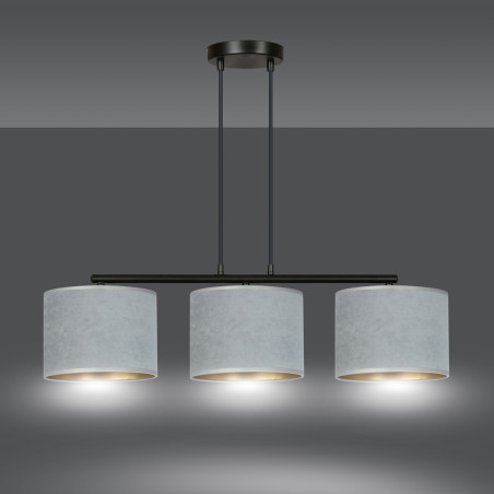 Lampa wisząca HILDE 3 BL GRAY 1050/3 EMIBIG