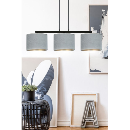 Lampa wisząca HILDE 3 BL GRAY 1050/3 EMIBIG