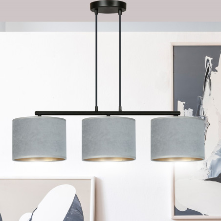 Lampa wisząca HILDE 3 BL GRAY 1050/3 EMIBIG
