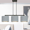 Lampa wisząca HILDE 3 BL GRAY 1050/3 EMIBIG