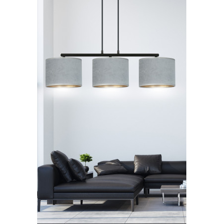 Lampa wisząca HILDE 3 BL GRAY 1050/3 EMIBIG