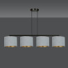 Lampa wisząca HILDE 4 BL GRAY 1050/4 EMIBIG